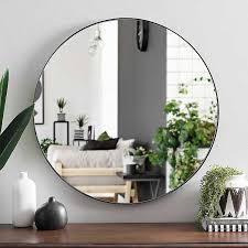 What you can do with a rustic farmhouse mirror décor is limitless. Round Black Metal Mirror 30 In Kirklands