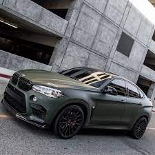 Matte Green Bmw X6m On Zitowheels Carlifestyle X6m Paid2shoot Bmw X6 Bmw Bmw Motorcycles