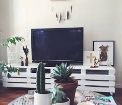 Paletten Tv Unitesi Nasil Yapilir Pallet Tv Stand Decor Home Decor