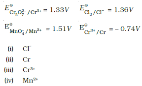 Thus, reducing agent reduces others while itself gets oxidized by losing electrons. Using The Data Given Below Find Out The Strongest Reducing Agent Sarthaks Econnect Largest Online Education Community