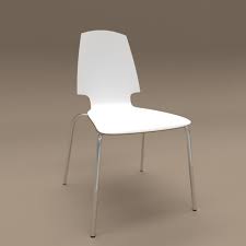 Selbstverständlich ist jeder vilmar ikea stuhl sofort in unserem partnershop im lager und somit direkt bestellbar. Stuhl Ikea Vilmar Weiss 3d Modell Turbosquid 1214355