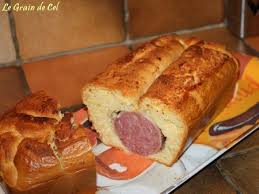 Saucisson Brioche Sausage With Pistachios In A Buttery Brioche Bread I Used To Eat This On Most Every Visit To Gr Food International Cuisine Brioche Bread