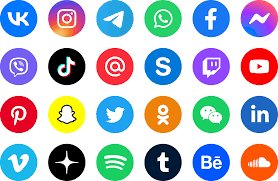 Иконки социальных сетей и мессенджеров (.Ai + .Svg + .Png) скачать  бесплатно | GraphicsLand