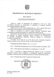 Prezenţa la urne, duminică, în alegerile parlamentare din republica moldova a fost de sub 50%, potrivit comisiei electorale centrale a republicii moldova. Statement By The President Of The Republic Of Moldova Maia Sandu On Signing The Decree To Dissolve The Parliament Presidency Of The Republic Of Moldova