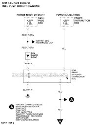 Variety of 98 ford explorer radio wiring diagram. Fuel Pump Circuit Wiring Diagram 1995 4 0l Ford Explorer