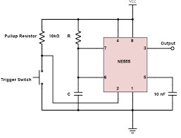 This Calculator Computes For The Output Pulse Width Of A 555 Timer Monostable Circuit Timer Circuit Electronics Tools