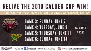 The primary logo was a maroon bear, outlined in black, swatting a hockey puck centered below the hershey bears wordmark. Hershey Bears To Rebroadcast 2010 Calder Cup Finals On Social Media