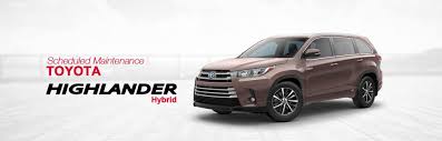 Differential fluid, also called differential oil, provides the lubrication and cooling of the car's differential. Toyota Highlander Hybrid Scheduled Maintenance South Dade Toyota Of Homestead
