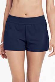 Women S Board Shorts Swim Shorts Swimmini Skirt Tankini Top Swimsuits From Lands End Modest Swimwear Shorts Swimwear Swimsuit With Shorts
