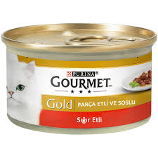 Purina Gourmet Gold Parca Sigir Etli Soslu Konserve Kedi Mamasi 85 Gr