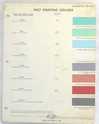 1958 cadillac dupont color paint chip chart all models