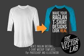 Download Men S Raglan Mockup Templates Psd Ai Mockup Templates Shirt Designs Mens Raglan