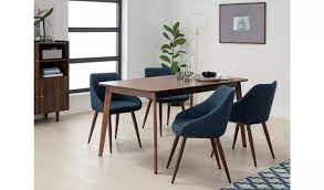Buy Argos Home Skandi Pair Of Fabric Dining Chairs Blue Dining Chairs Argos Blue Dining Chair Fabric Dining Chairs Dining Room Design Blue
