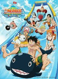 Straw Hat Crew Mugiwara Luffy Sanji Zoro Chopper Usopp Brook Franky Nami Robin Water Slide Swimsuits Funny Laboon Inflatab Luffy Anime One Piece