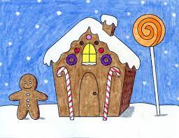 Check spelling or type a new query. How To Draw A Gingerbread House Art Projects For Kids