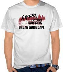 مجموعة من نموذج تصميم الملابس صبي Jual Kaos Urban Runners Landscape Urban Casual Satubaju Com