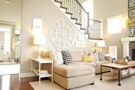 Large Wall Behind Sofa Display Ideas With Cute Artwork Wall Craft For Delightful Living Room Wall Decor Beige Living Rooms Beige Living Room Furniture Living Room Designs