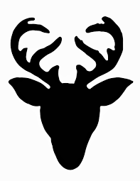 Reindeer Head Silhouette Clipart Best Deer Head Silhouette Reindeer Silhouette Deer Silhouette