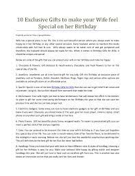 Happy birthday best wife ever. 10 Exclusive Gifts To Make Your Wife Feel Special On Her Birthday