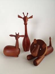 Vintage Japanese Wooden Mid Century Figurines Oymacilik Ahsap El Isleri Tahta Sanat