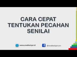 Check spelling or type a new query. Cara Mudah Menentukan Pecahan Senilai Youtube