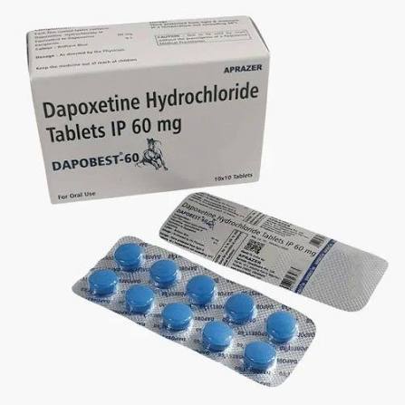Dapoxetine Hydrochloride Tablets IP, 60 mg at ₹ 605/stripe in Nagpur | ID: 2853927303755