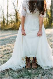 Foxhollow Winter Elopement Trent Kendra Photography Modern Trousseau Dress Teva Hi Country Style Wedding Dresses Etsy Wedding Dress Classic Wedding Dress