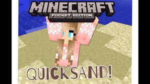 Making quicksand · 3 blocks · 3 blocks away · 2 blocks · 1 sticky piston · 1 block · 1 redstone torch · 1 sign · 3 blocks deep . Minecraft Quicksand Tutorial No Mods Commands Or Redstone Youtube