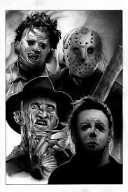 Black And White Horror Movie Posters Pin By Glyn Fretwell On Films Horror Movie Tattoos Horror Movie Art Horror Icons