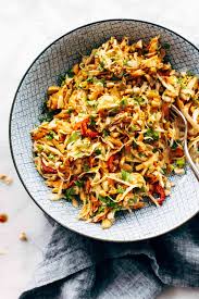 Chopped Thai Chicken Salad Recipe Pinch Of Yum