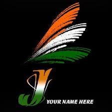 Below are 30 stylish names that you can pick from: Write Your Name On J Alphabet Indian Flag Images Indian Flag Images Indian Flag Indian Flag Colors