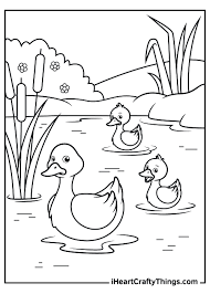 Each printable highlights a word that starts. Duck Coloring Pages Updated 2021