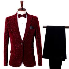 Vector hand drawn sketch illustration of red poppy, cornflower, chamomile daisy flowers, leaves seamless pattern. Men Autumn Winter Wine Red Burgundy Velvet Floral Pattern Suit Jacket Slim Fit Blazer Designs Stage Costumes For Singers Suits Aliexpress