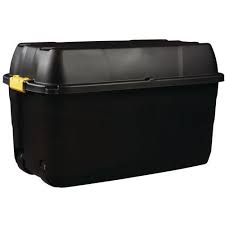 We carry everything from stackable bins to shelf containers, from open containers to containers with lids, and everything in between. 175l Heavy Duty Trunk On Wheels Storage Containers Manutan Uk