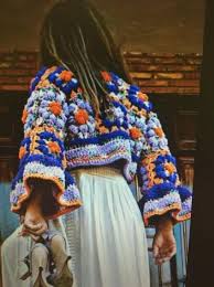 Crochet Granny Square Jacket Pattern Inspiration 46 Ideas Crochet Dress Crochet Fashion Black Crochet Dress