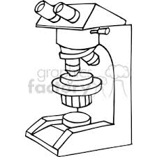 Black And White Outline Number 1 Clipart Black And White Outline Of A Magnifying Microscope Clipart Royalty Free Clipart 382890 Black And White Clip Art Royalty Free Clipart
