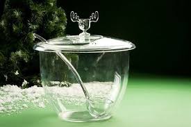 Amazon Com Christmas Moose Mug Punch Bowl Set With Cover And Ladel Mixing Bowls Kitchen Dining Punch Bowl Set Moose Mug Christmas Moose