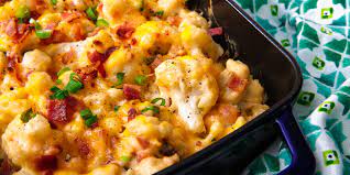 Best Cheesy Cauliflower Bake How To Make Loaded Cauliflower Bake