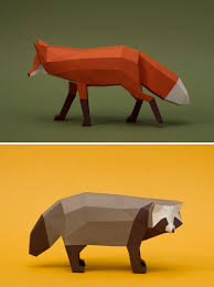 Low Poly Art Paper Animals Jpg 1240 1663 Low Poly Hayvan Cizimi Hayvan