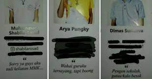 Biodata album kenangan kelas xii ipa 1. 12 Kutipan Album Kenangan Anak Sma Zaman Now Yang Kocak Bin Miris Bercanda Terus