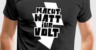 Macht Watt Ihr Volt Geschenk Manner Premium T Shirt Spreadshirt Geldgeschenke Geburtstag Geburtstag Mann Geschenke