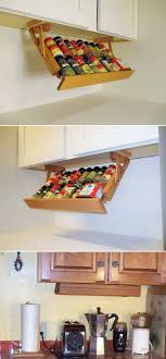 Ultimate Kitchen Storage Under Cabinet Spice Rack Ultimate Kitchen Storage Diy Spice Storage Kitchen Gadgets Organization
