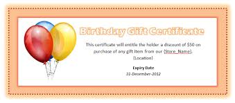 Gift certificate is a certificate that allows the recipient to receive goods or services of a specified value from the issuer. Birthday Voucher Template Microsoft Word Templates