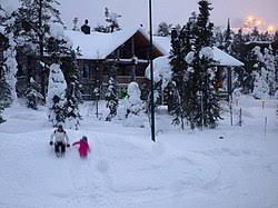 Even chinkless log homes (such as scandinavian chinkless homes) usually have some form of chinking. Log Cabin Wikipedia