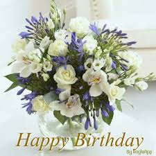 Happy Birthday Happy Birthday Flower Birthday Flowers Bouquet Happy Birthday Flower Bouquet