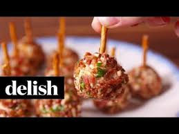 These Cheese Ball Bites Are The Life Of Any Party Recipe Cheese Ball Bites Cheese Ball Bites Recipe Recipes