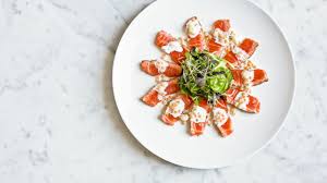 Spice Crusted Tasmanian Sea Trout With Finger Lime And Trout Roe Creme Finger Lime Recipes Special Dinner