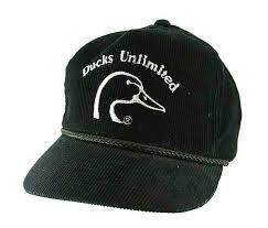 Ducks Unlimited Corduroy Black White Baseball Cap Snapback Ducksunlimited Baseballcap Casual White Baseball Cap Baseball Cap Black Baseball Cap