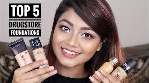 Finding the right foundation doesn't just come down to the perfect shade, especially if you have oily skin. Top 5 Drugstore Foundations For Oily Skin Best Affordable Foundations Review Youtube
