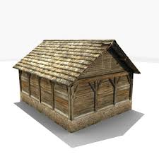 Free Gen Rural Stall 3d Model 3d Model Decorative Boxes Model